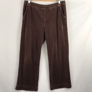 St. John (see description) large velvet track pant